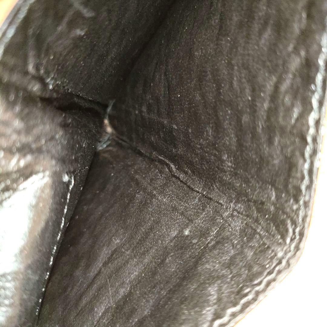 値下げしましたBORBONESE 二つ折りオーストリッチ財布 97253 黒