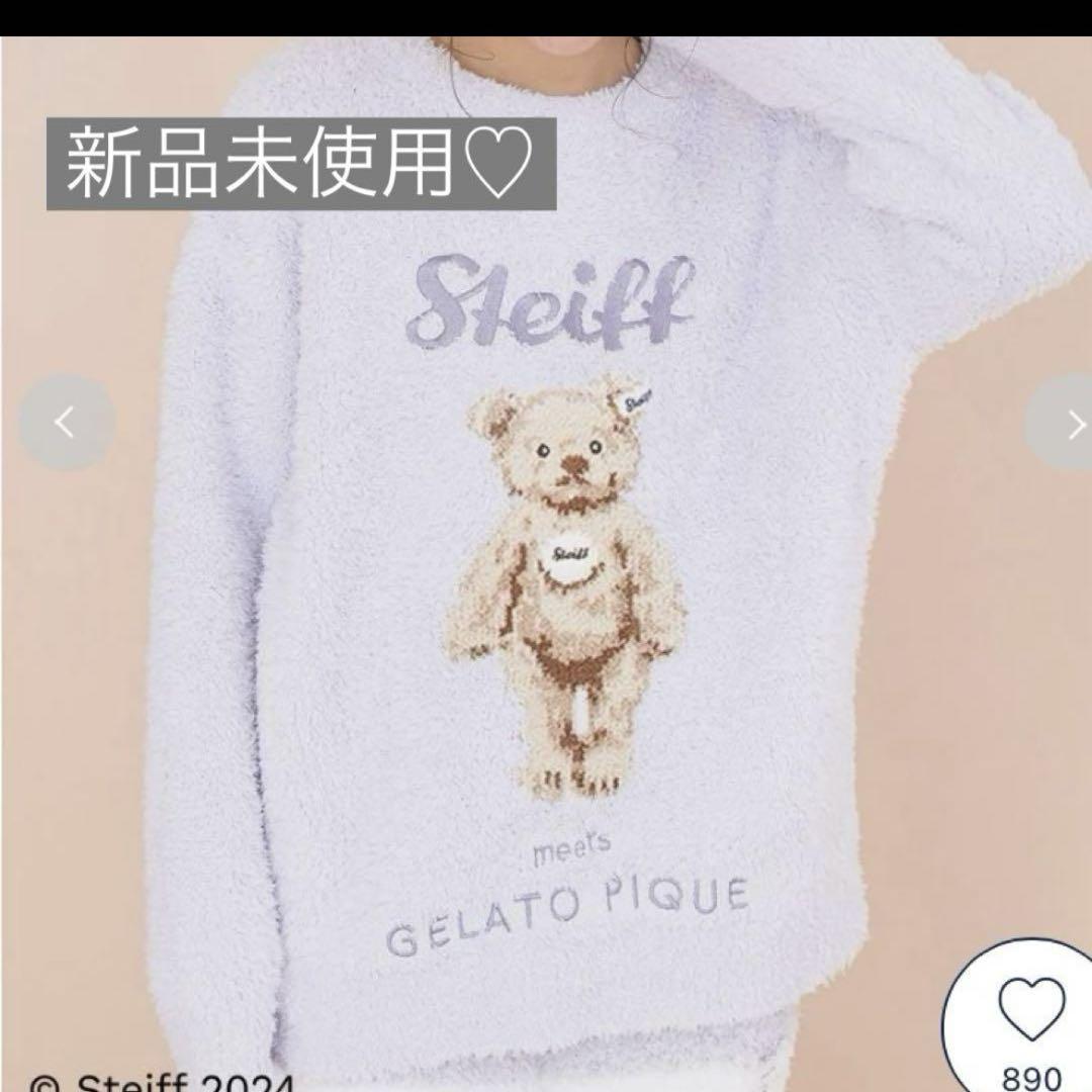 お歳暮ならオンライン 新品未使用♡】gelato pique steiffトップス ルームウェア・パジャマ