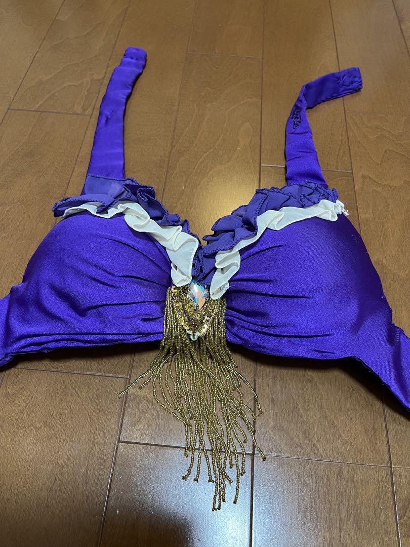 ベリーダンス 衣装 紫 日本製 クラシカル シフォン - メルカリ