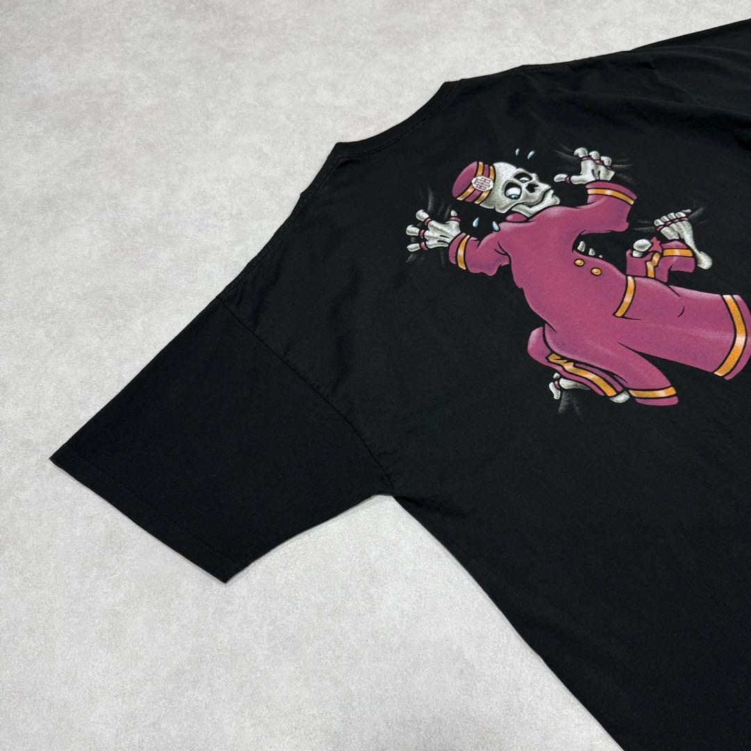 古着 90s タワーオブテラー ディズニー 半袖 シャツ ブラック 黒 ⑤