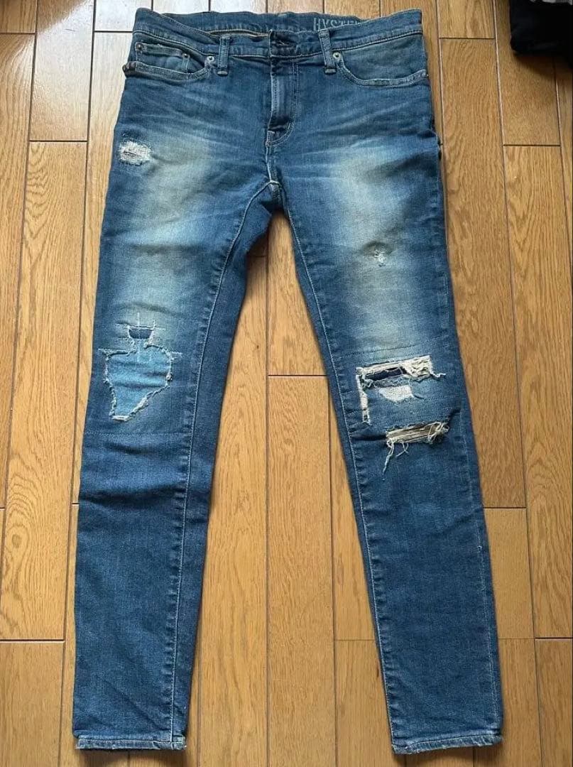 HYSTERIC GLAMOUR スキニーデニム ブルー SS Hysteric Glamour