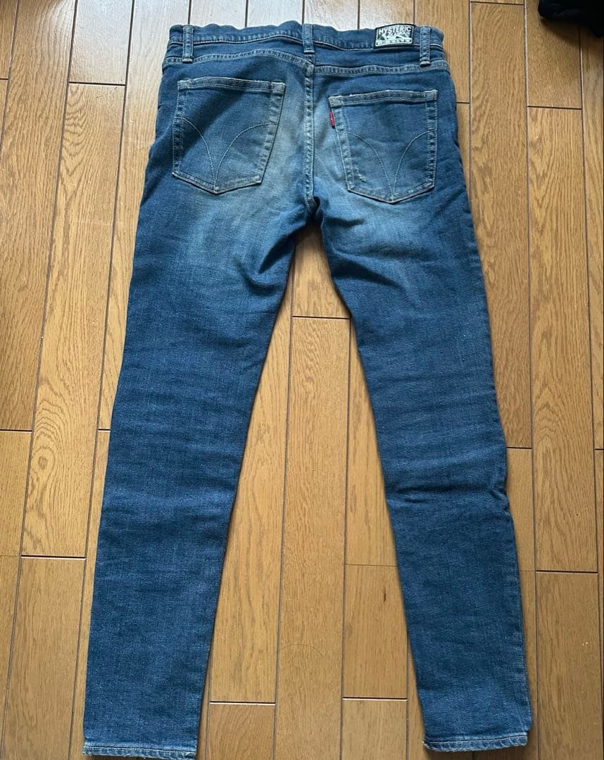 【最短翌日配送】 HYSTERIC GLAMOUR スキニーデニム ブルー SS Hysteric Glamour 送料無料。