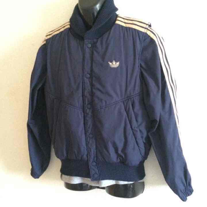 ★80's adidas 2WAY中綿ナイロンJKT 西ドイツ製 デサントタグ