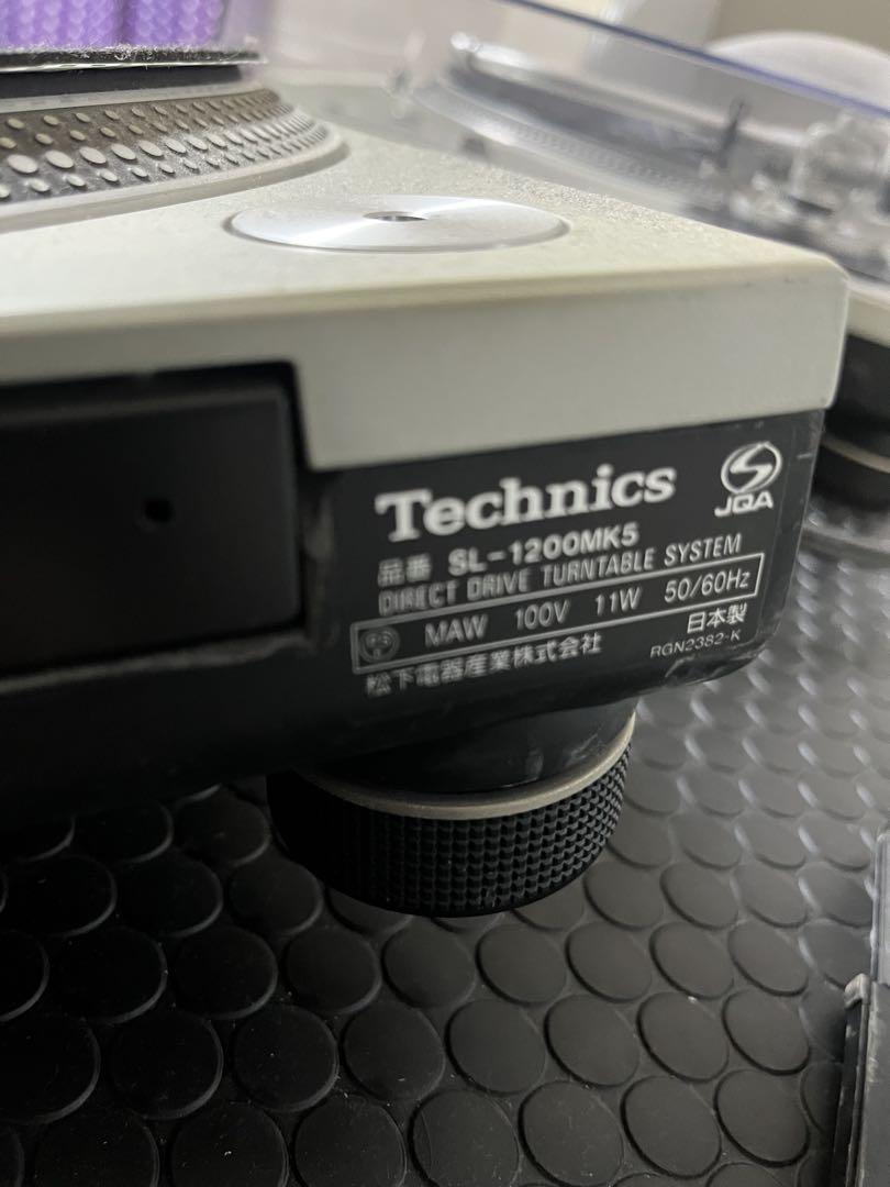 technics sl-1200 mk5 2台セット 3/20まで】Technics SL1200 mk5 2台 ターンテーブル Technics SL