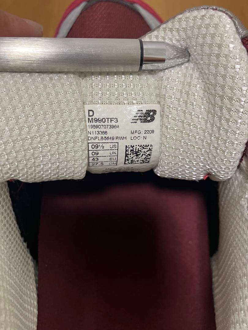 ニューバランス M990 TF3