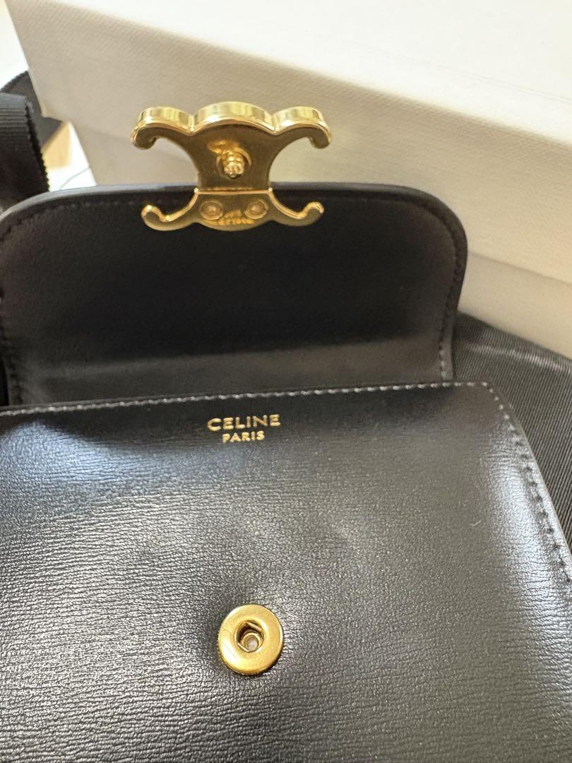 CELINE 三つ折り財布 ブラック