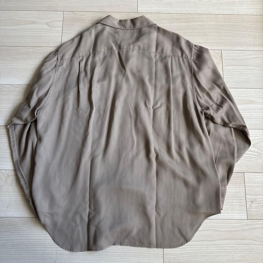 美品　極上　ポロカントリー　ラルフローレン　レーヨンギャバ　オープンカラーシャツ トップス