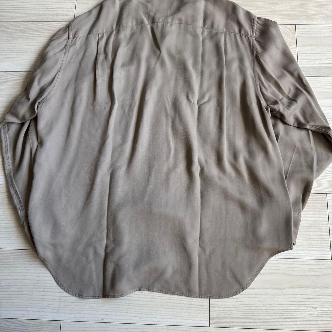 美品　極上　ポロカントリー　ラルフローレン　レーヨンギャバ　オープンカラーシャツ トップス