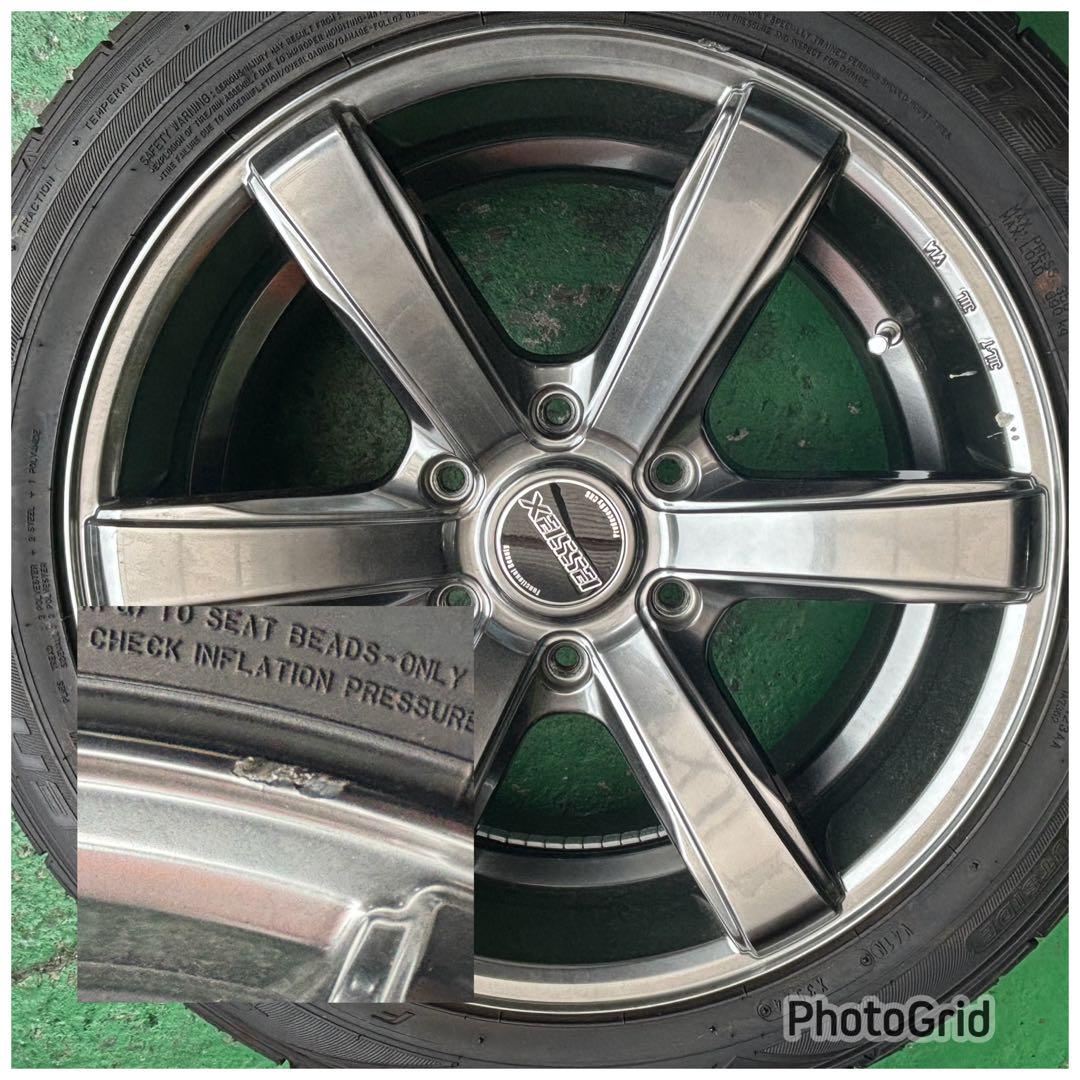 200系ハイエース ESSEX EC-18 ホイールタイヤセット