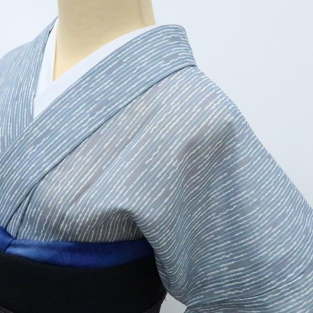 Y3303◆美品 洗える夏着物 撫松庵謹製 絽 小紋 Y3303◇美品 洗える夏着物 撫松庵謹製 絽 小紋 - メルカリ