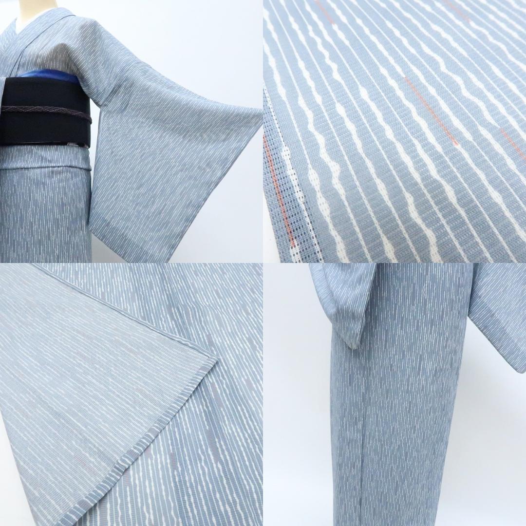 Y3303◆美品 洗える夏着物 撫松庵謹製 絽 小紋 Y3303◇美品 洗える夏着物 撫松庵謹製 絽 小紋 - メルカリ
