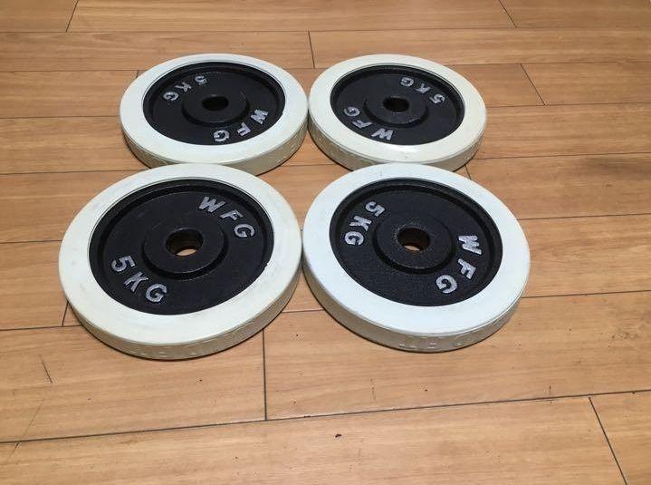 WILD FIT ダンベル プレート5kg x 4枚