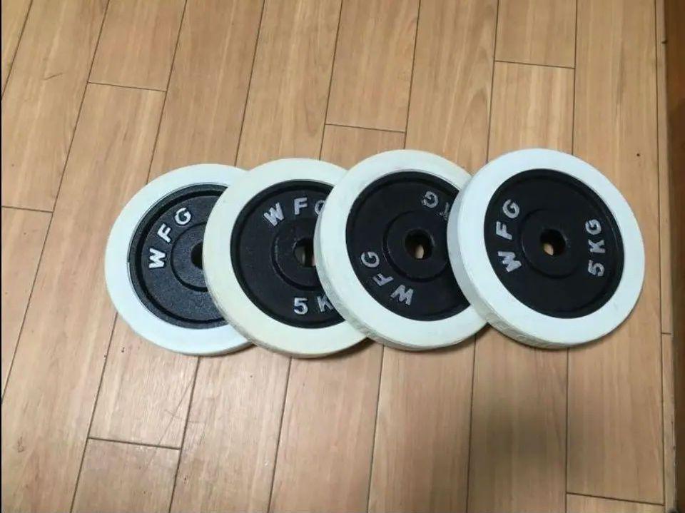 WILD FIT ダンベル プレート5kg x 4枚