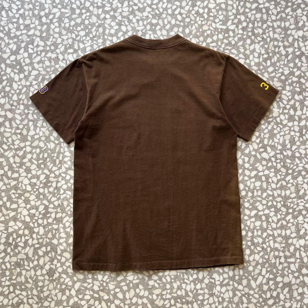 【人気ブラウン、LAKERSパロディ】stussy90年代usa製Tシャツ古着