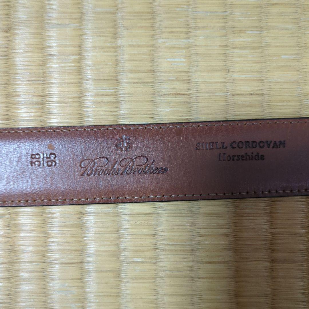Brooks Brothers シェルコードバン ベルト 38
