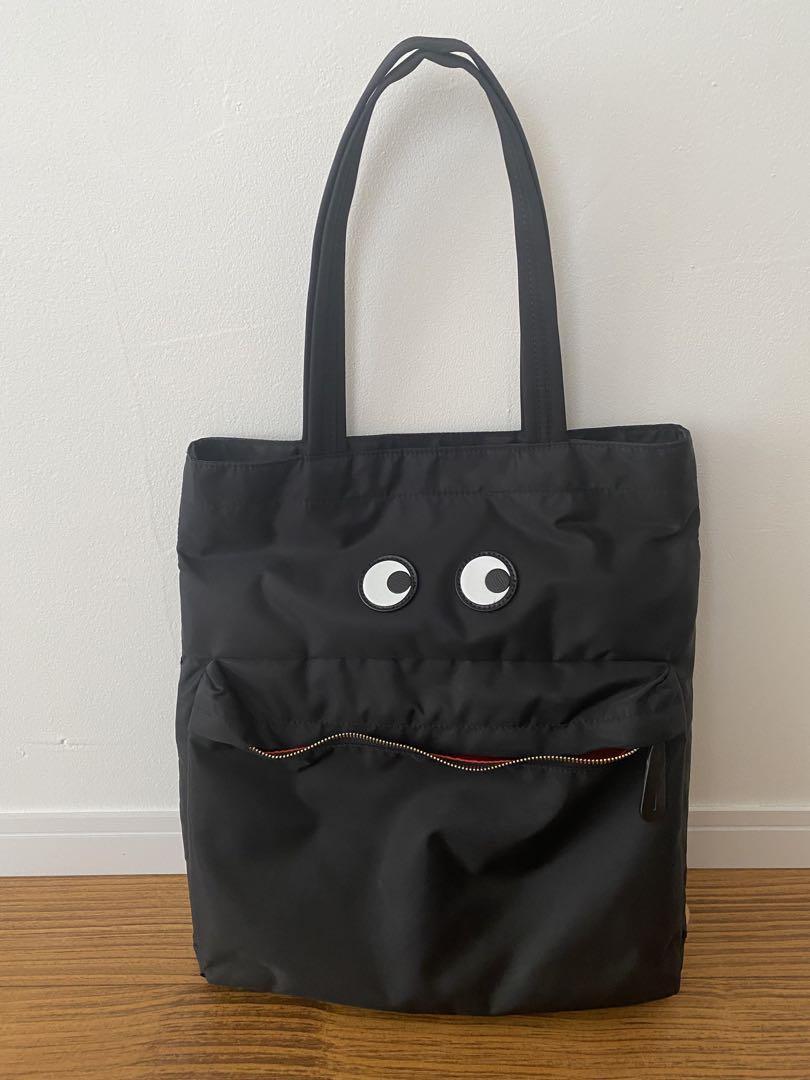 ANYA HINDMARCH ブラック トートバッグ