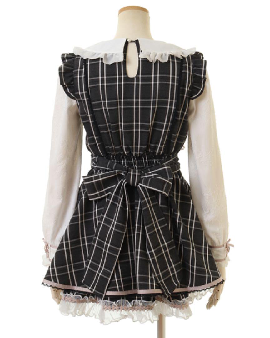新品タグ付♡リズリサ♡フリルヨークリボンセットアップ♡ブラックチェック♡ LIZLISA リズリサ フリルヨークリボンセットアップ - メルカリ