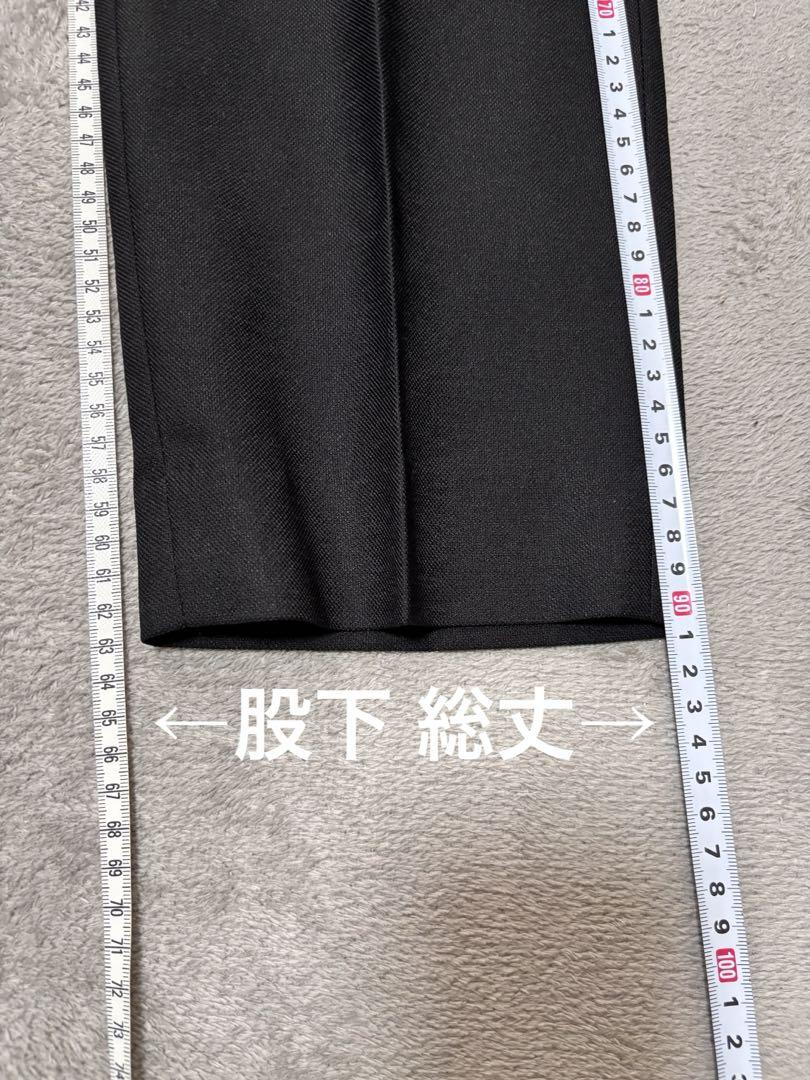 美品】Oggi掲載／麻調／春夏秋／自宅で洗える／黒／セットアップ