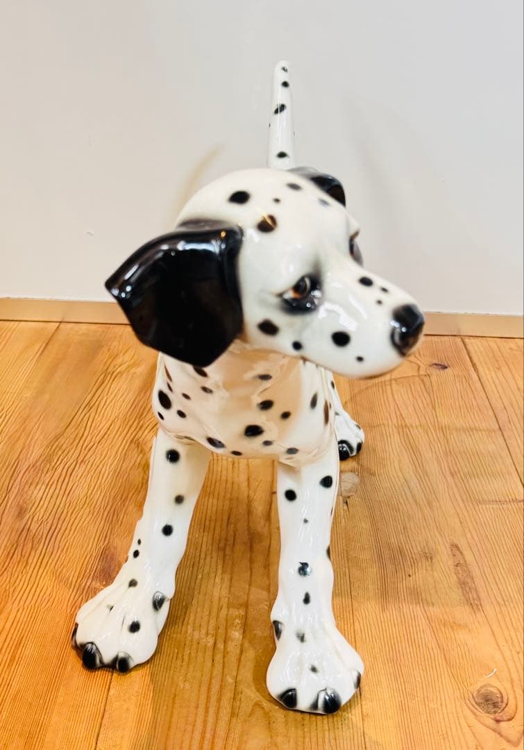 ダルメシアン陶器置物