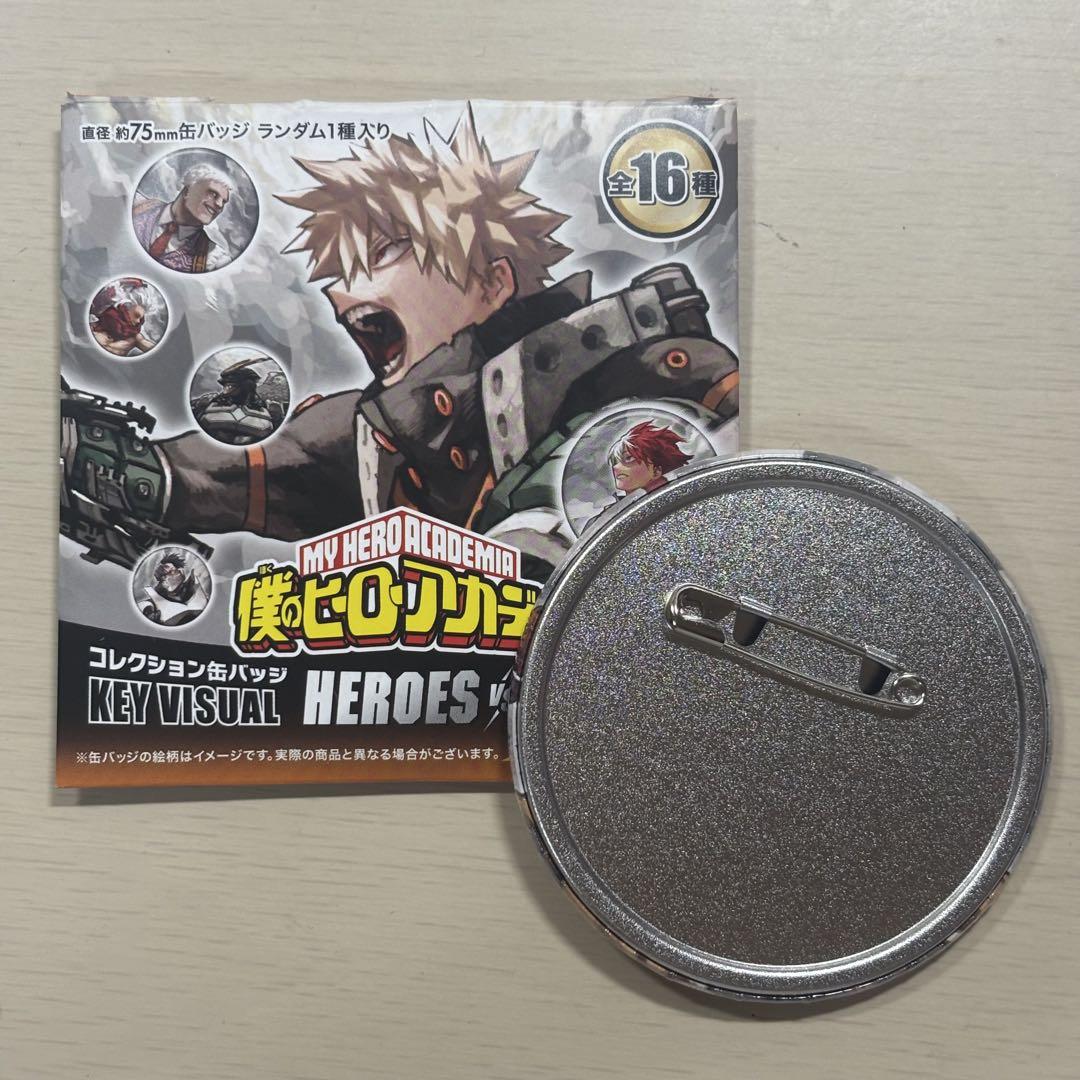 僕のヒーローアカデミア ヒロアカ 原画展 缶バッジ ホークス