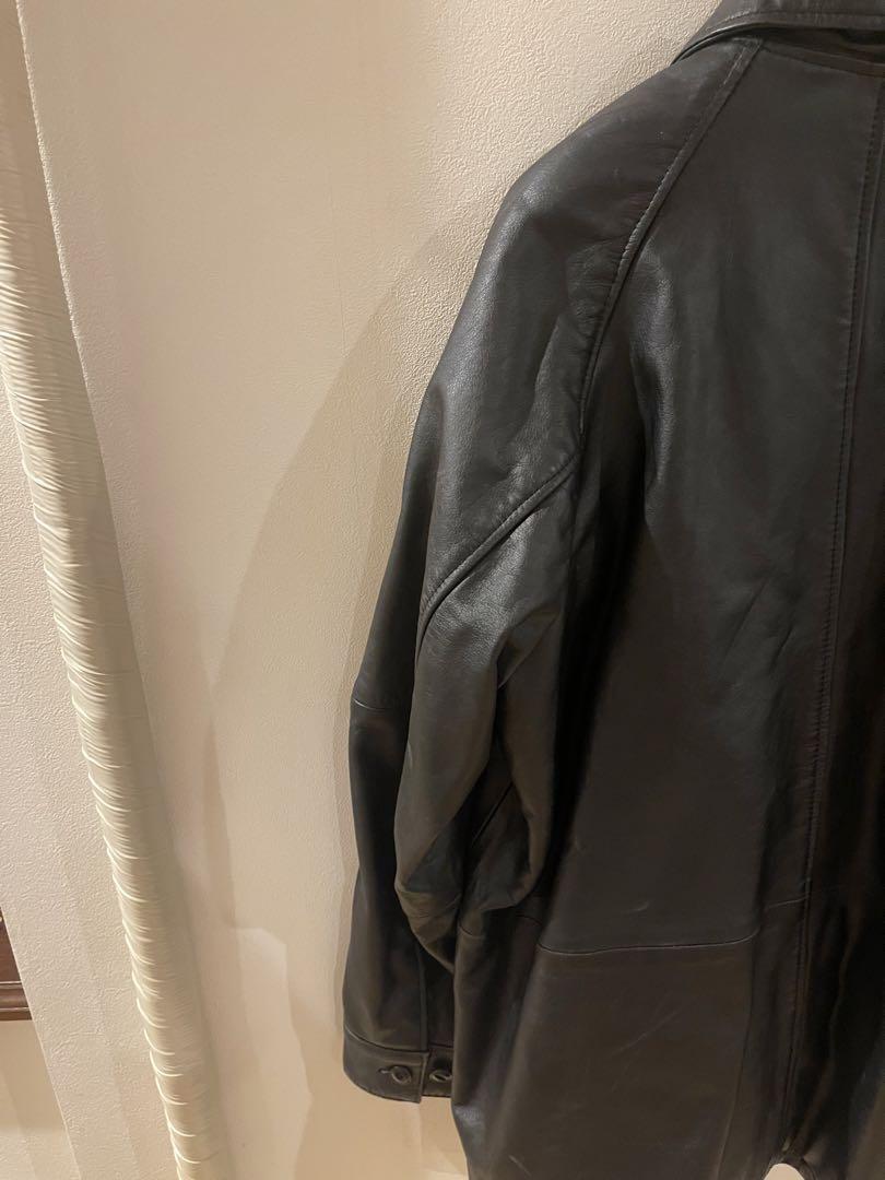 22AW CCU COVERALL COAT/COWSKIN 2 レザー