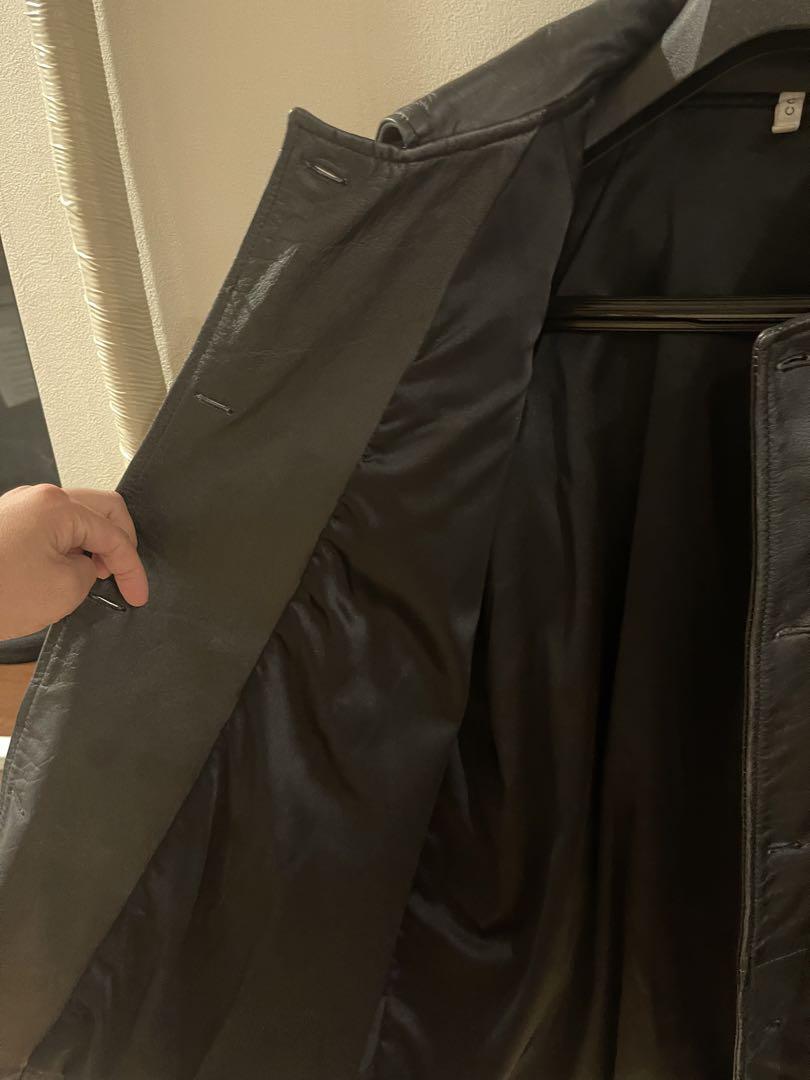 22AW CCU COVERALL COAT/COWSKIN 2 レザー