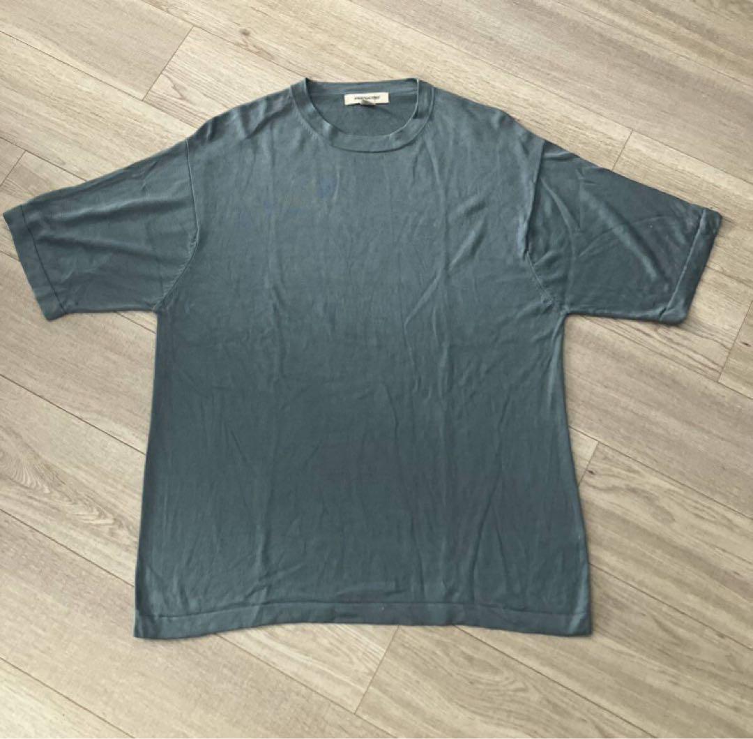 べ*べ様 90s pronto-UOMO シルクニット 古着–90's～ PRONTO UOMO デザイン ホワイト ニット – 【古着