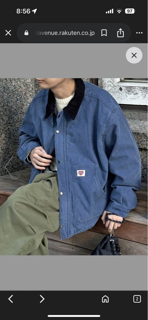 コーデュロイ襟ワークジャケット 商品L CPCM WWW_SHINETEETH_COM