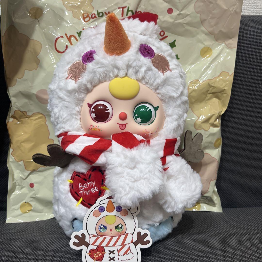 baby Three 400%ぬいぐるみ クッキークリスマス Baby Three Christmas 400% Limited Plush Series Blind Box
