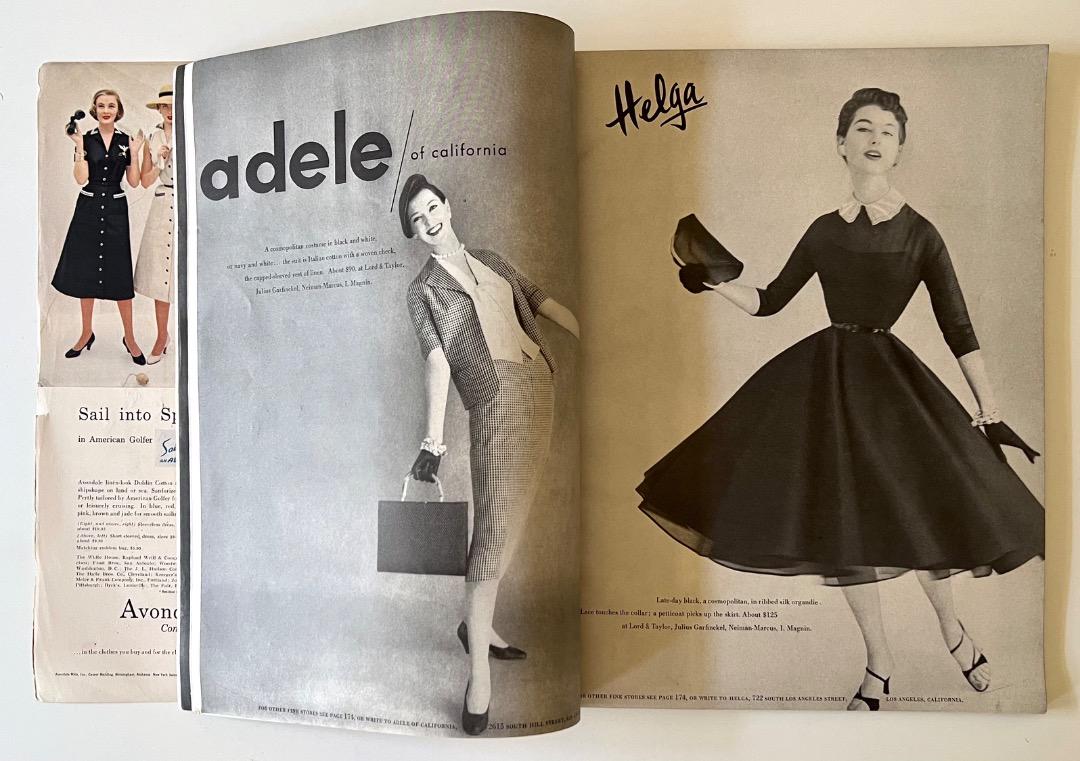 【ヴィンテージ雑誌】VOGUE APRIL 1955年 ヴォーグ 希少