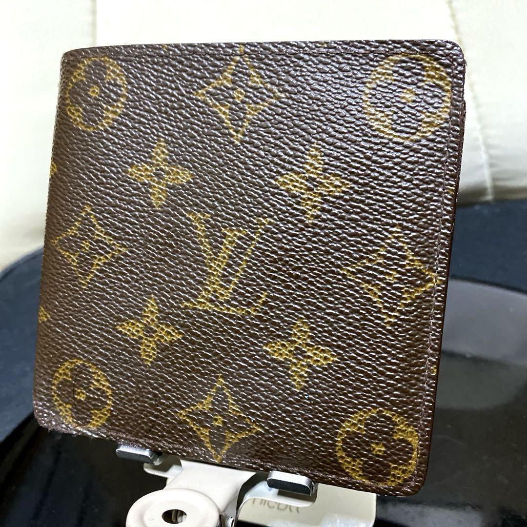 ③☆在庫SALE/良品☆モノグラム♪マルコ☆2つ折り財布★コインポケット有