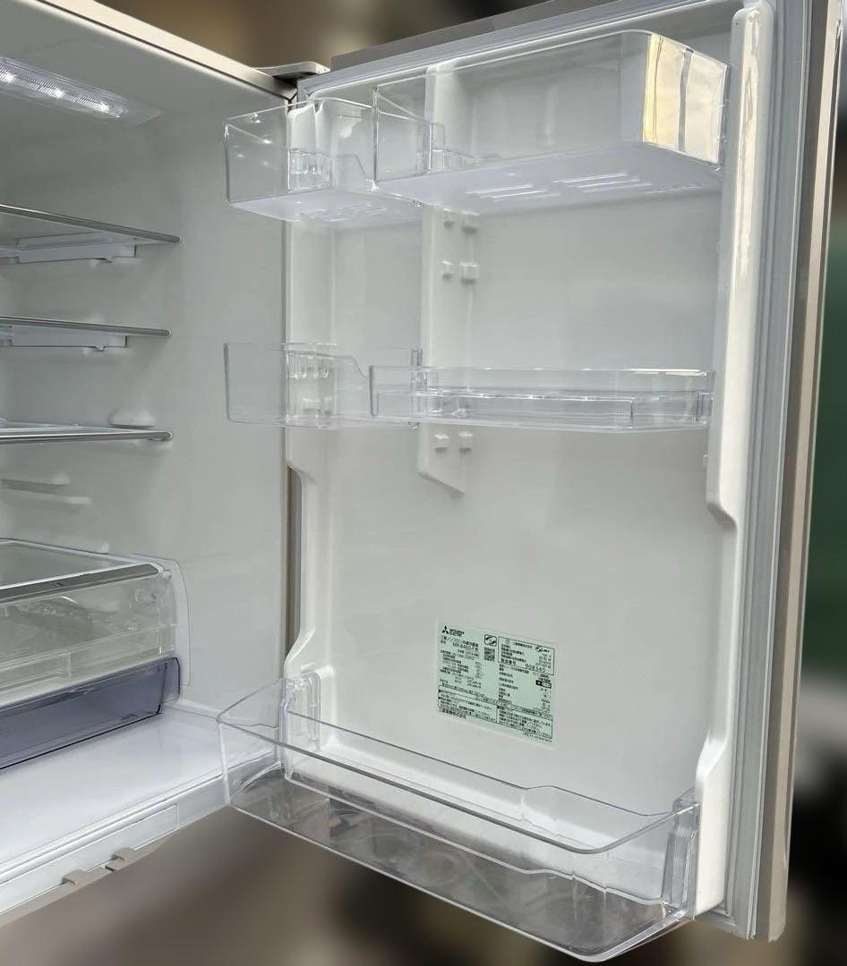 【高年式】2019年製 455L 三菱 5ドア冷蔵庫 MR-B46D-F ヨドバシ.com - 三菱電機 MITSUBISHI ELECTRIC 冷蔵庫（455L・右
