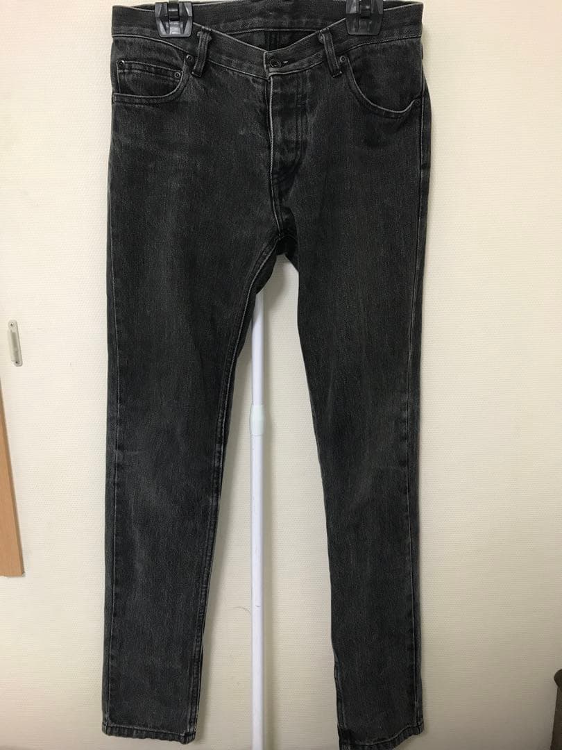 ato aoyama アトウ デニム ブラック サイズ44 エディスリマン 細身