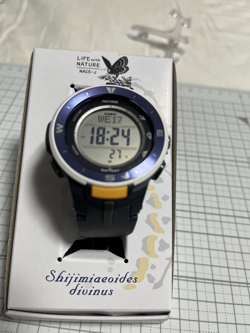 カシオ プロトレック パープルPRG-330SD-2JR メンズ 品PROTREK