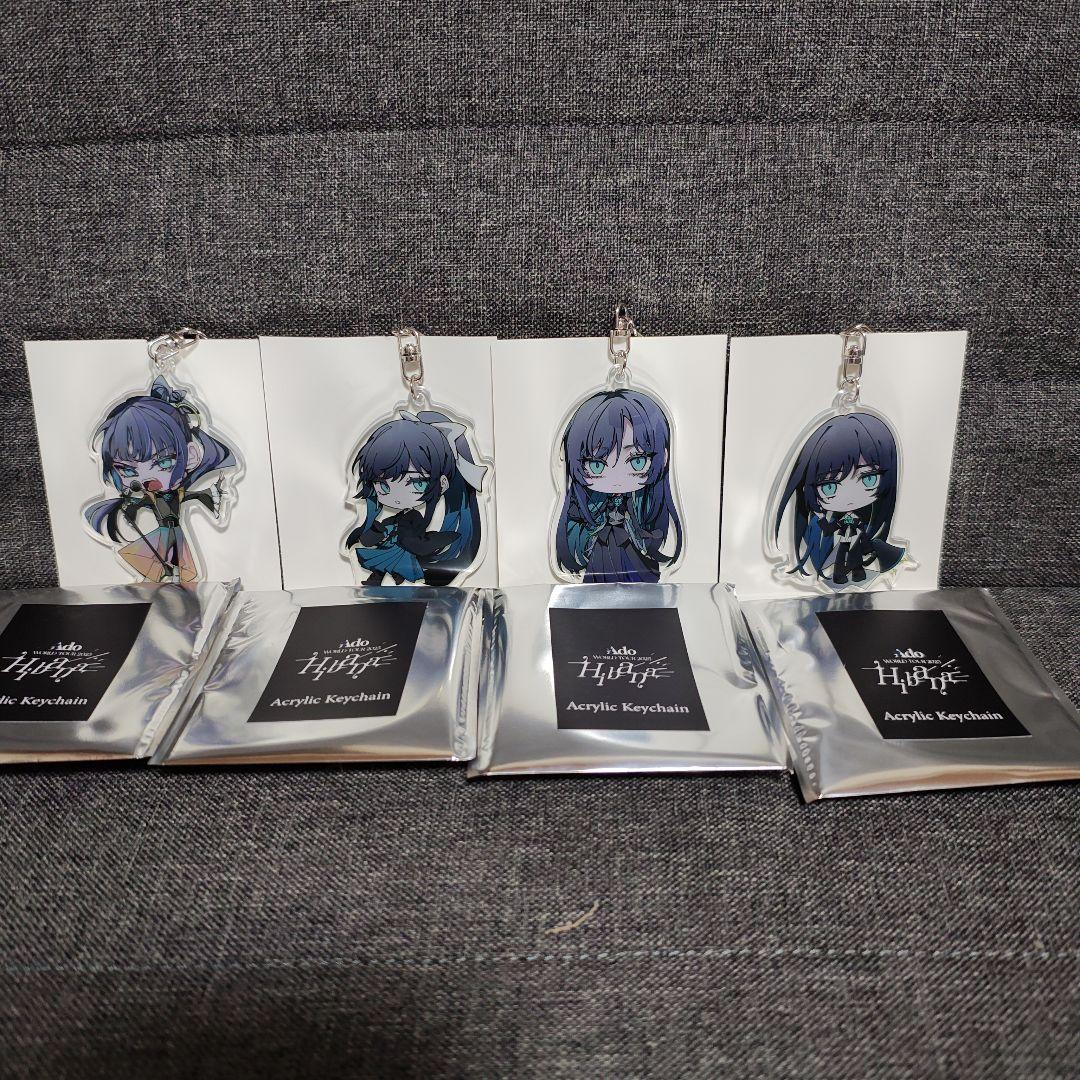 ado つやりつやりアクリルキーホルダーズ 4種セット！ 4,700円