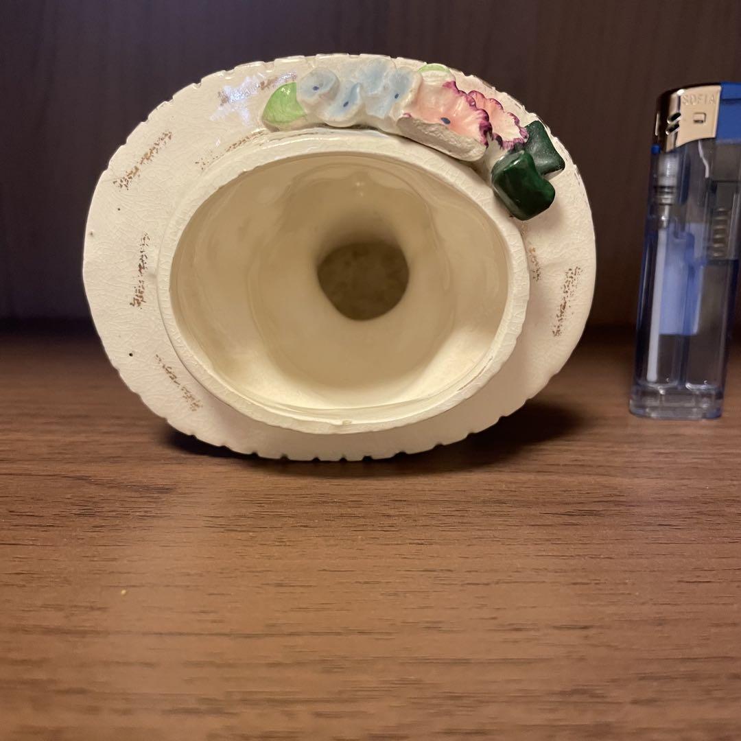 レディ　ヘッドベース　花瓶　フラワーベース　ビンテージ　ロカビリー　陶器 レディ ヘッドベース 花瓶 フラワーベース ビンテージ