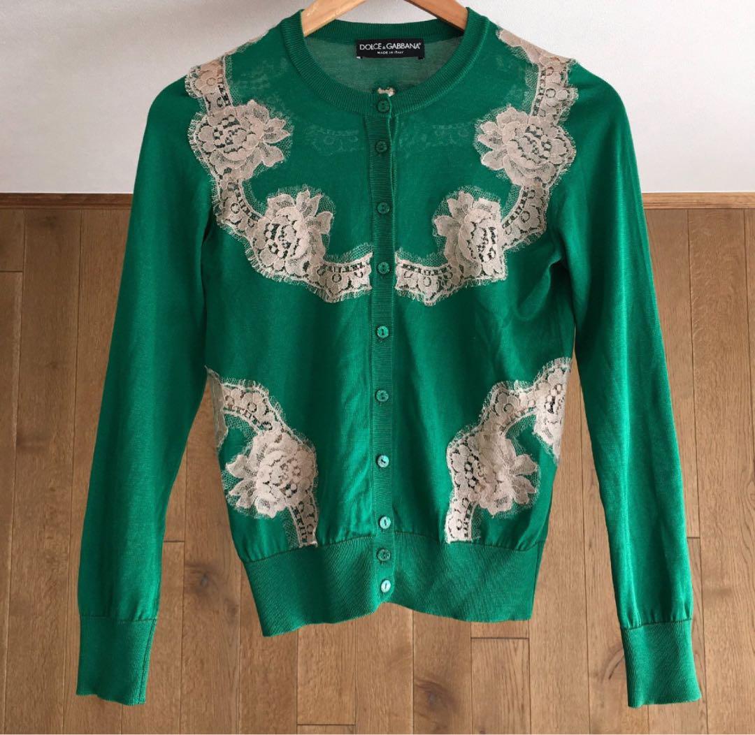美品 DOLCE & GABBANA ドルチェ＆ガッバーナ レース　カーディガン