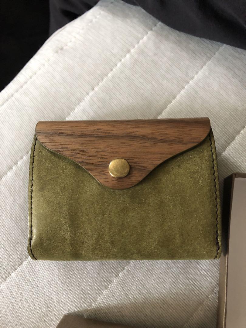 VARCO REAL WOOD palm wallet