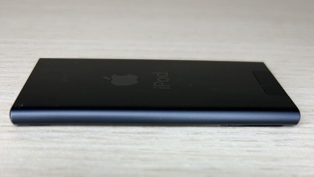 【美品】iPod Nano 第7世代 16GB 黒/スペースグレイMD481LL