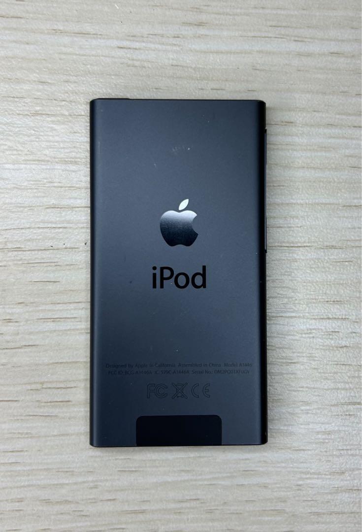 【美品】iPod Nano 第7世代 16GB 黒/スペースグレイMD481LL