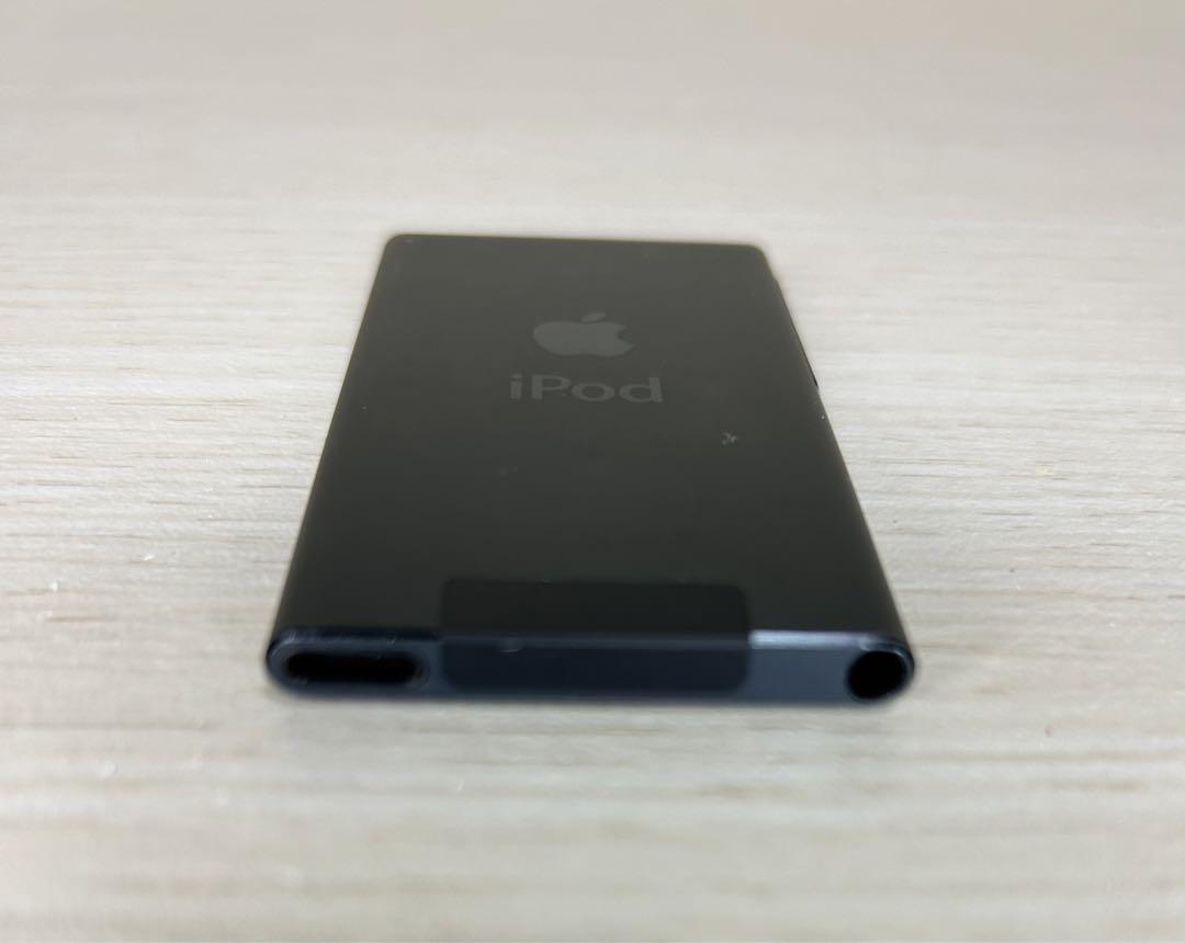 【美品】iPod Nano 第7世代 16GB 黒/スペースグレイMD481LL