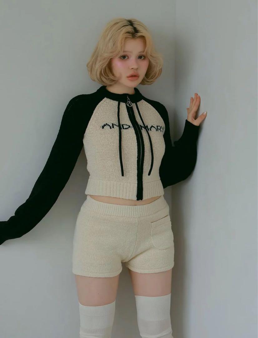 Jennifer knit set up　BLACK