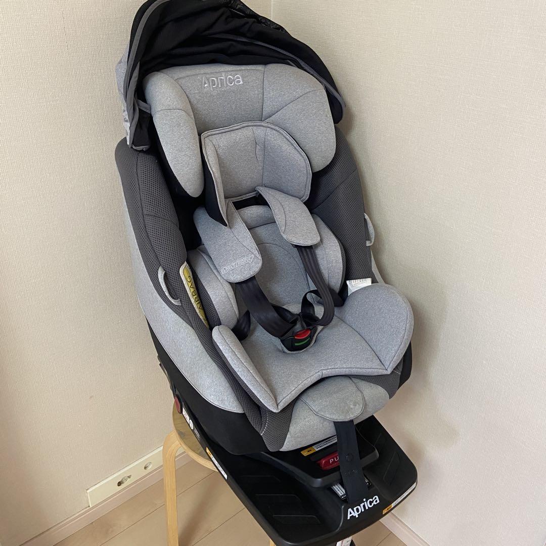 Aprica クルリラAC チャイルドシート グレー ISOFIX