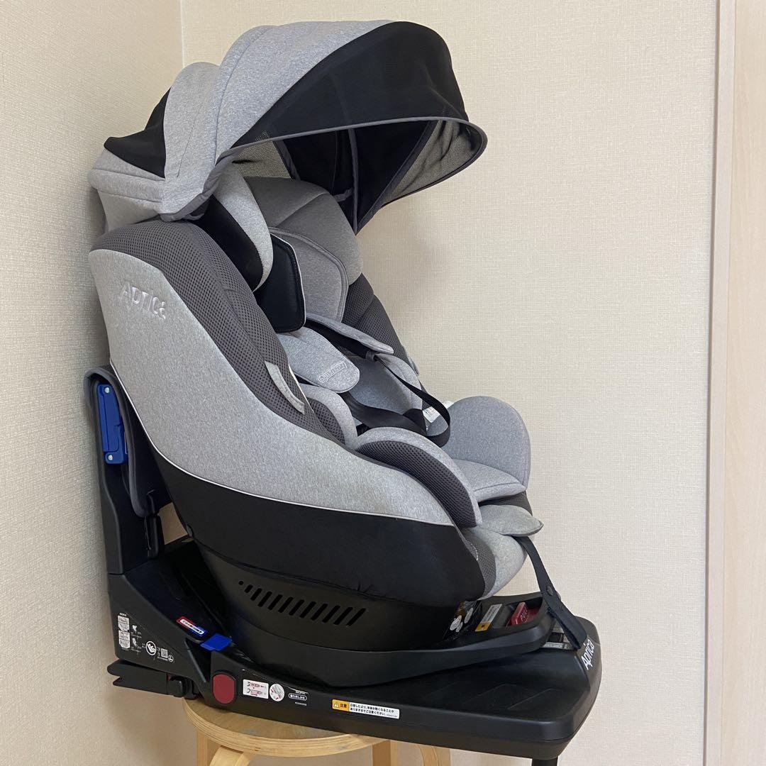 Aprica クルリラAC チャイルドシート グレー ISOFIX