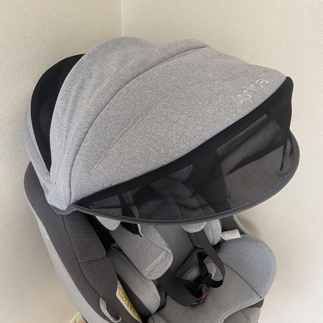 Aprica クルリラAC チャイルドシート グレー ISOFIX
