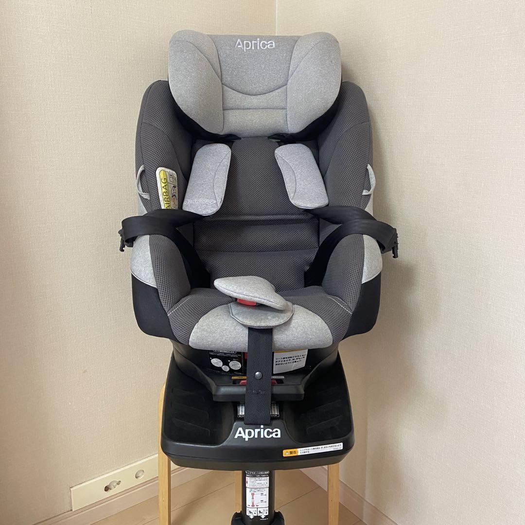 Aprica クルリラAC チャイルドシート グレー ISOFIX
