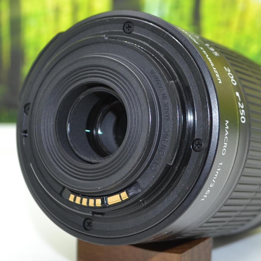 キャノン望遠レンズ☆EF-S 55-250mm手ブレ補正つき☆1897-1
