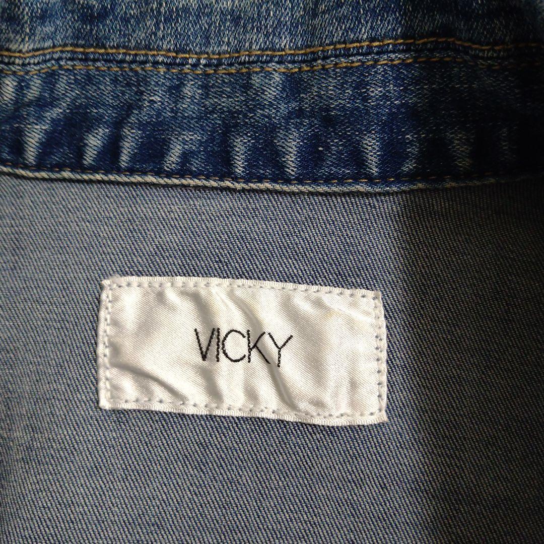 VICKY ストレッチ デニムジャケットVICKY デニムジャケット ストレッチ