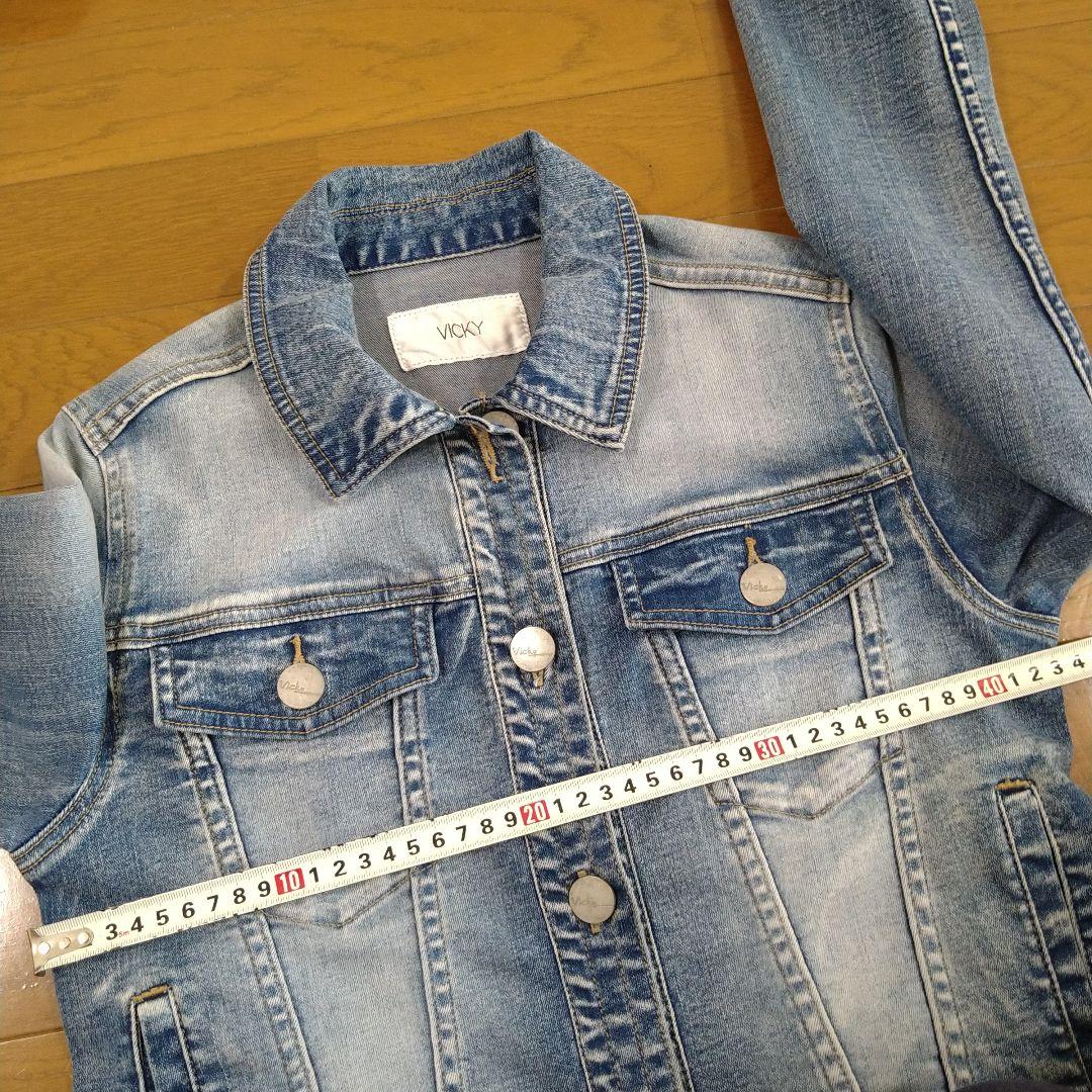 VICKY ストレッチ デニムジャケットVICKY デニムジャケット ストレッチ