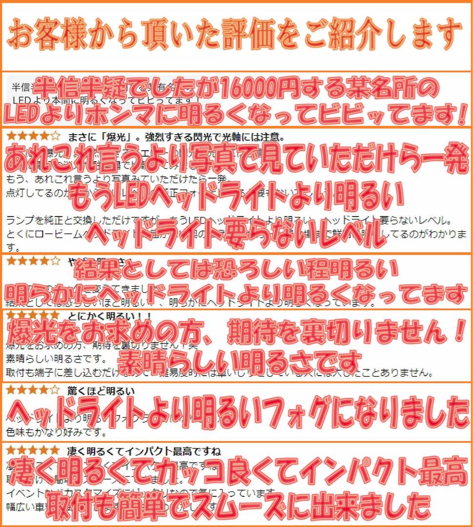 H16 LEDフォグランプ